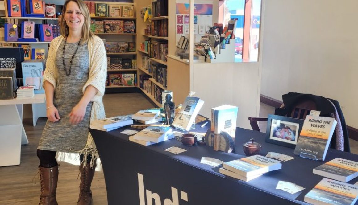 More book promotion at Indigo North London